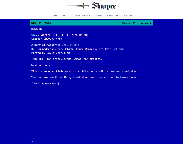 Port of Mainframe Zork Complete